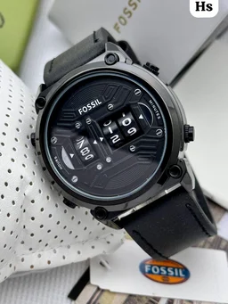 Fossil*Rotor#Quartz movement #Model sporty#Gender- men’s Refuses - Black