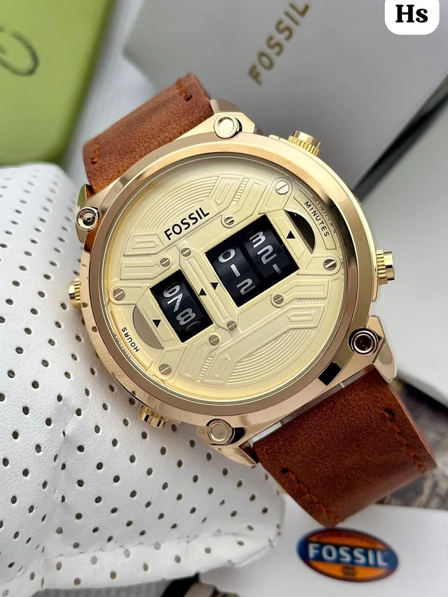 Fossil*Rotor#Quartz movement #Model sporty#Gender- men’s Refuses - Black