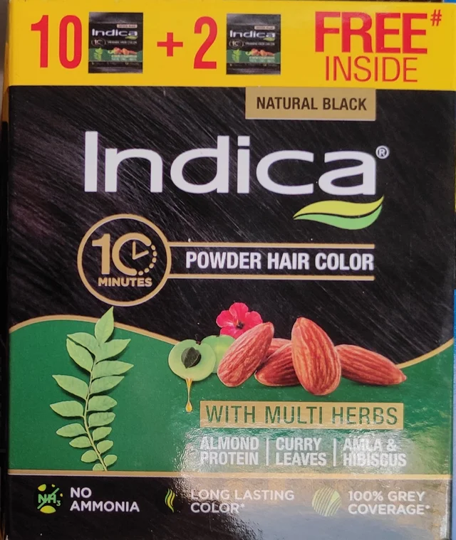 Indica Herbal Dye. (10+2 Offer Stock)