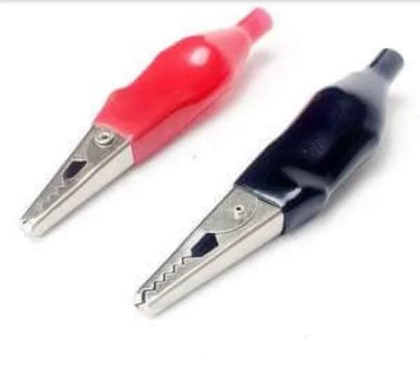 2pcs Alligator Crocodile Clips Electrical Test Lead - R167