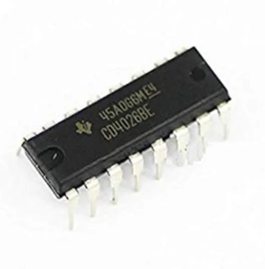 CD4026 Decade Counter/Divider - 7 Segment Driver IC