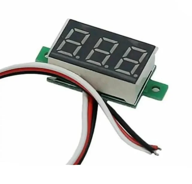 0.36Inch Mini DC Voltmeter 0V-100V 3 Wire Module