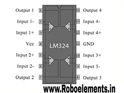 Lm324N XJS 2H68B IC DIP 14 Power Quad Op-Amp - M1
