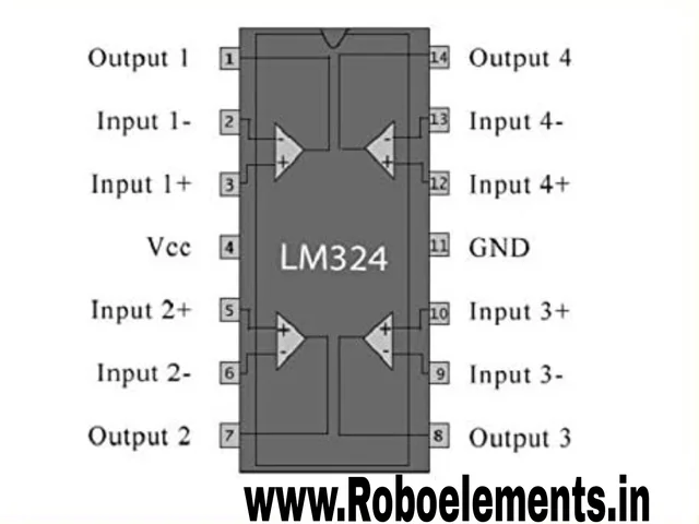Lm324N XJS 2H68B IC DIP 14 Power Quad Op-Amp - M1