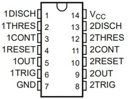 LM556/NE556 Dual Timer IC Q8 C1