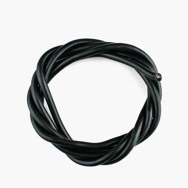 7AWG Silicone Wire Black ( 1 meter ) - High Quality Ultra Flexible for Battery Packs Q17 C2