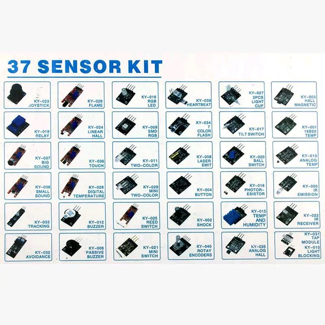 37 in 1 Sensor Kit - 37 Sensors for Arduino Q4 C16