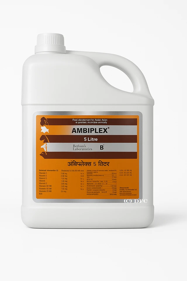 Brihans Ambiplex - Feed Supplement of Amino Acids & B-Vitamin for Livestock & Poultry By Brihans - 5 ltr