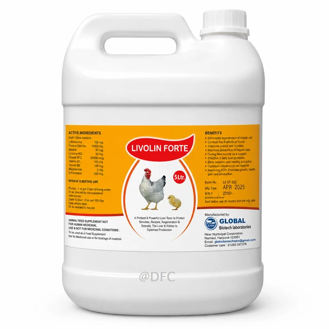 A Liver Tonic for liver & Kidney by Global Biotech Livolin Forte - 5 ltr
