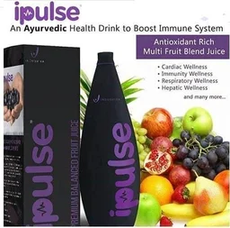 Indusviva Indus viva Ipulse Juice | Indusviva i pulse Premium Balanced Fruits & Acai Berry Drink Juice - 1 Litre - 1 L, 12 Months