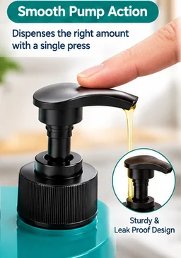 ABG 3 in 1 Soap Dispenser with Sponge Holder, Liquid Soap & Dishwash Dispenser Pump for Kitchen Sink