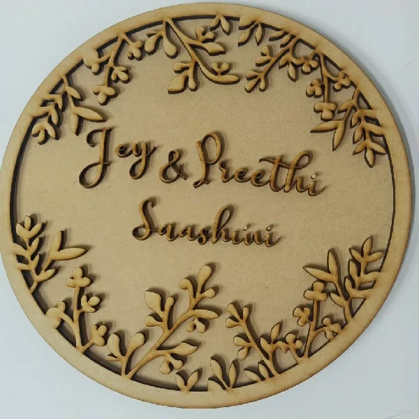 Nameplate - 15", Only Base