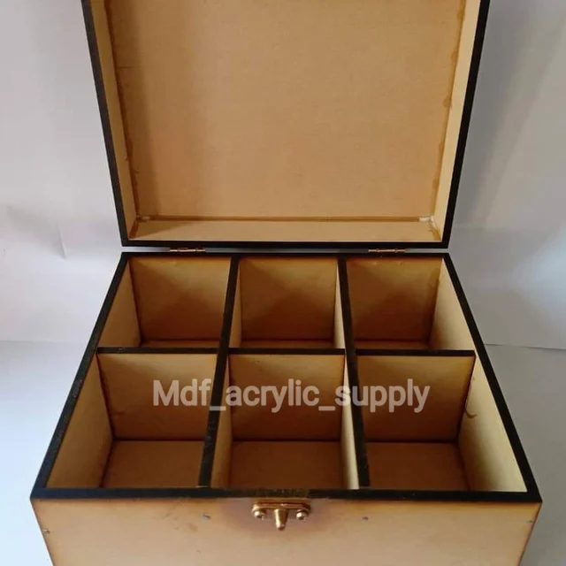 6 Slot- Jewellery/Watch Box - 9/8/4"