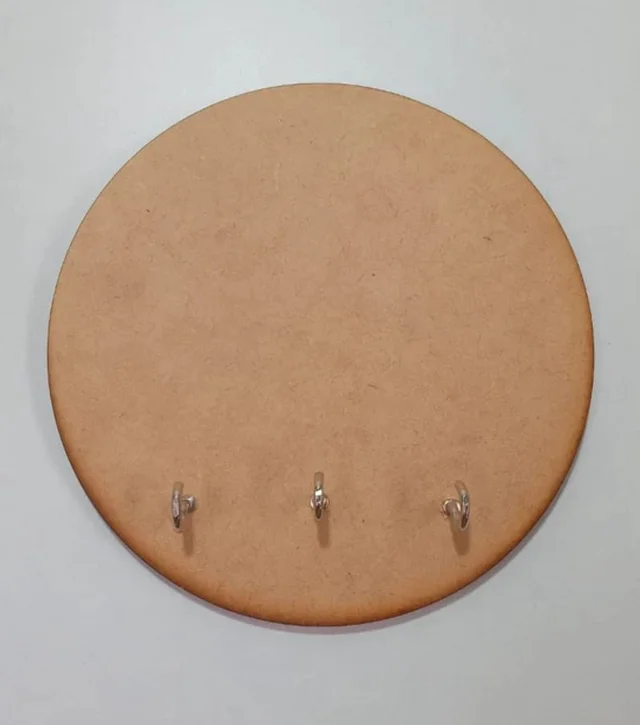 Round Plain Keyholder - 6"