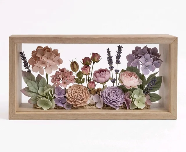 3D Display Wooden Shadow Box - 8/4/2"