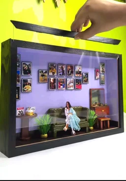 Pinewood LED Shadow Box - 10/8/2"