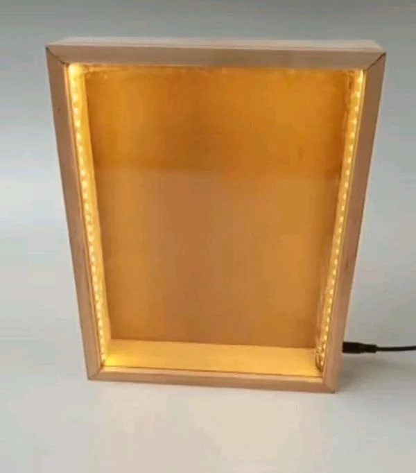 Pinewood LED Shadow Box - 18/18/3"