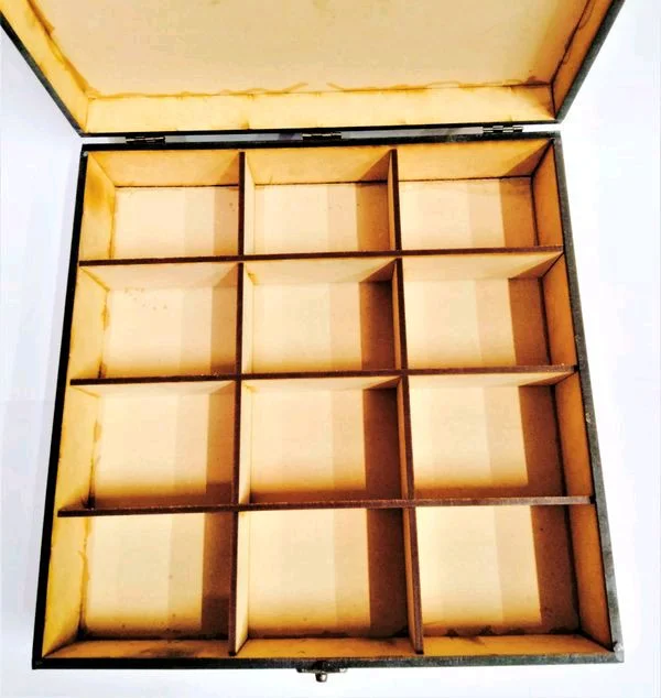 12 Slot- Jewellery/ Watch Box - 12/12/3"