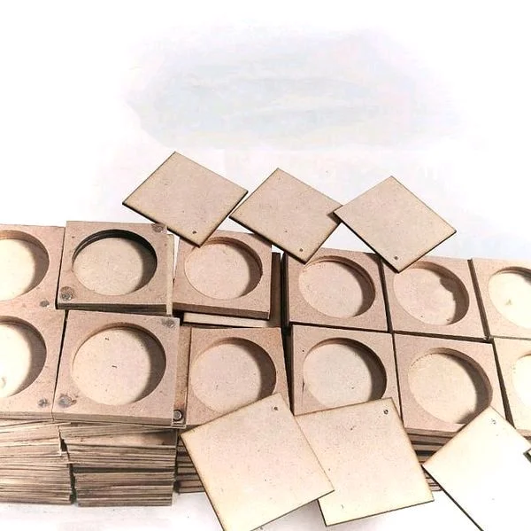 Silver Coin / Kumkum -Sliding Box - 2.5", 22mm, 10pcs
