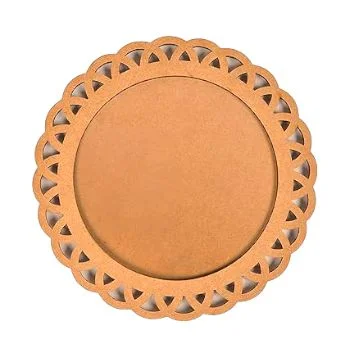 Laser Cut Pooja Thali -4 - 12"
