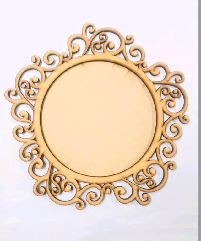 Laser Cut Pooja Thali -6 - 12"