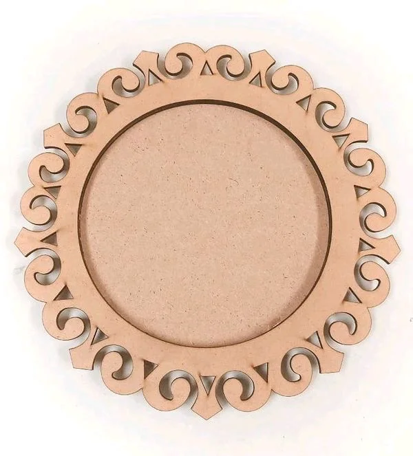Laser Cut Pooja Thali -11 - 12"