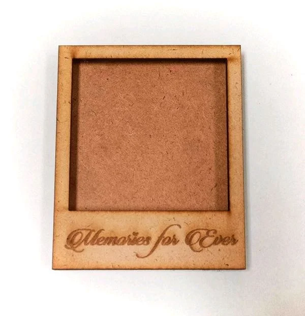 Engraved Polaroid Fridge Magnet - 1, 4/3"