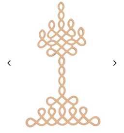 Kolam Cut Out -7 - 4", 2.5mm, Mdf