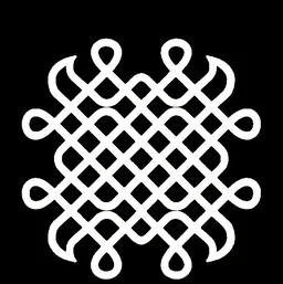 Kolam Cut Out -8 - 4", 2.5mm, Mdf
