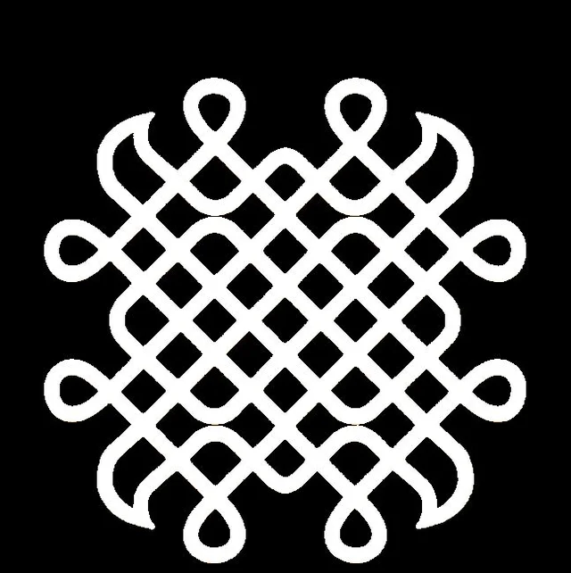 Kolam Cut Out -8 - 4", 2.5mm, Mdf