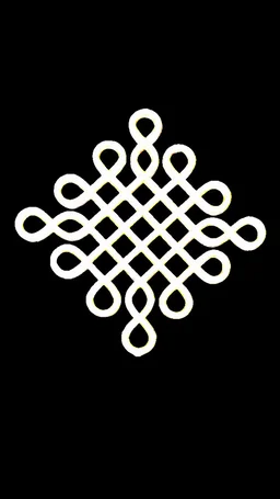 Kolam Cut Out -9 - 4", 2.5mm, Mdf