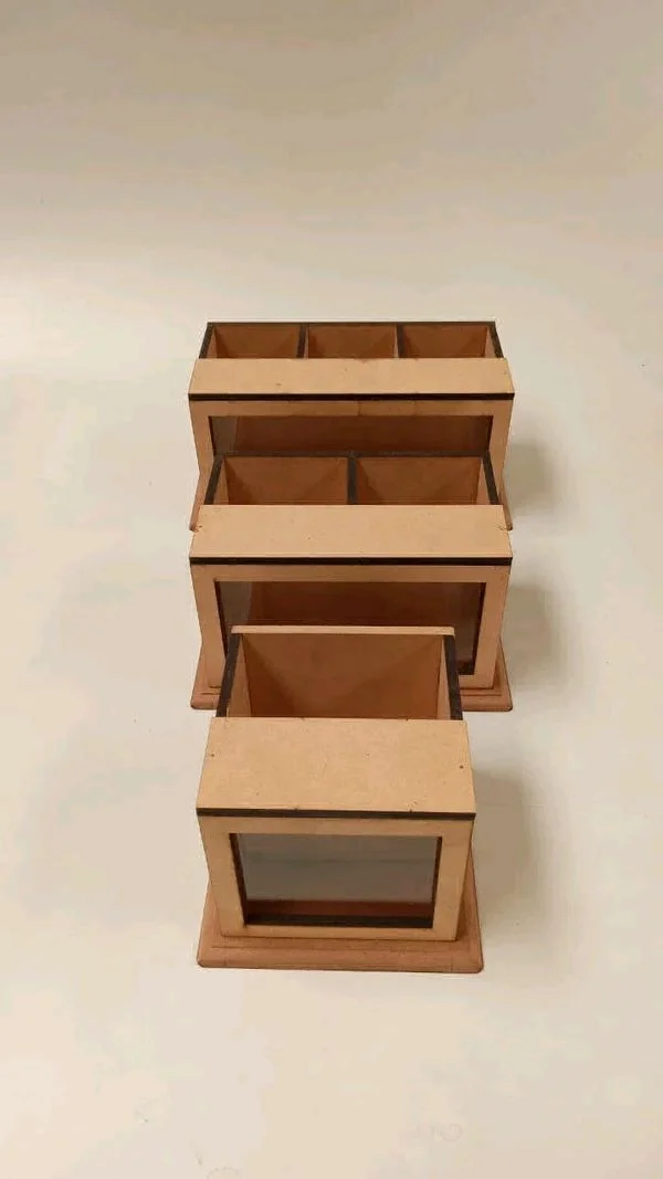 1 Slot Penstand Shadow Box - 4/5/4", 6mm