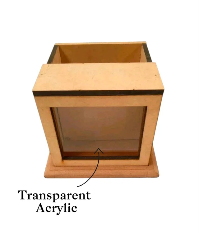 1 Slot Penstand Shadow Box - 4/5/4", 6mm