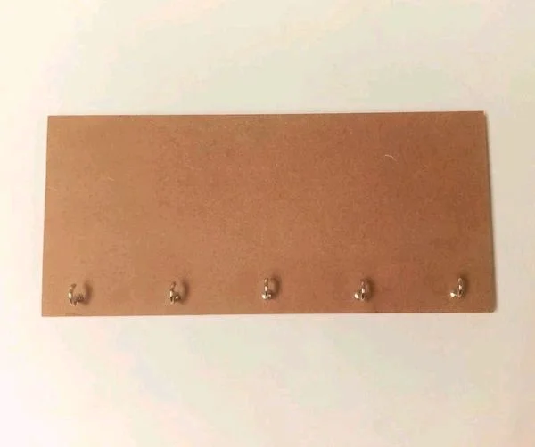 Rectangle Plain Keyholder - 13/8", 6mm