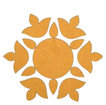 Mdf Rangoli Design - 12"