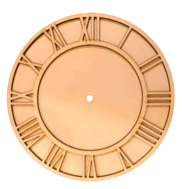 Moroccon Mdf Clock - 15"
