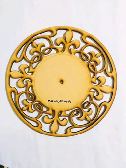 Design Mdf Clock With Machine - 12"