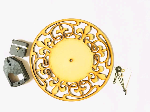 Design Mdf Clock With Machine - 15"