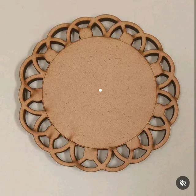Designer Mdf Clock - 15"