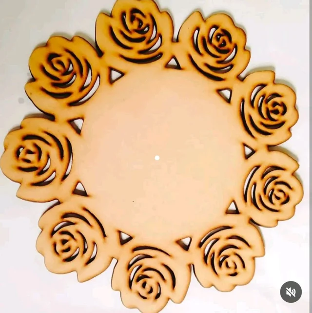 Designer Mdf Clock - 15"