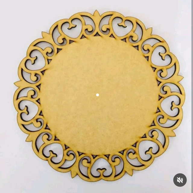 Designer Mdf Clock - 15"