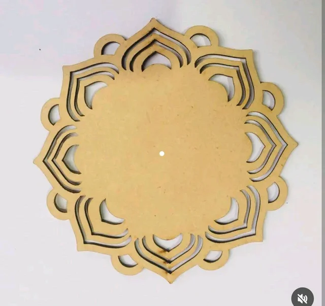 Designer Mdf Clock - 18"