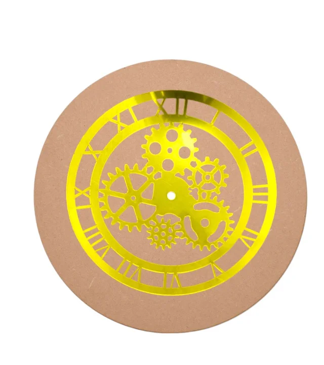Mdf- Acrylic Clock - 18"