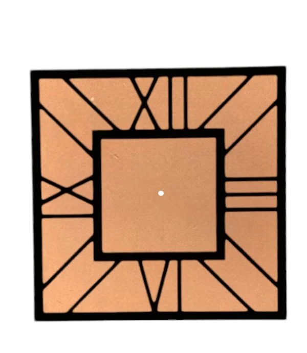 Mdf- Acrylic Clock - 12"