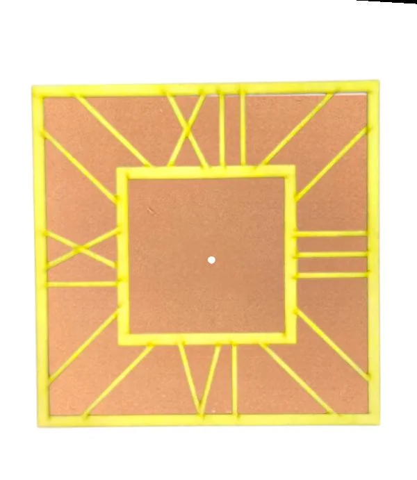 Mdf- Acrylic Clock - 15"