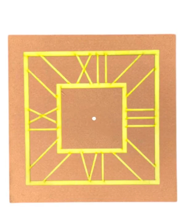 Mdf- Acrylic Clock - 15"