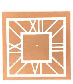 Mdf- Acrylic Clock - 15"