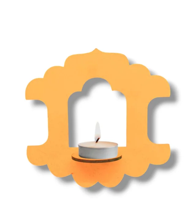 Traditional Diya Stand - 8/8/3", Single