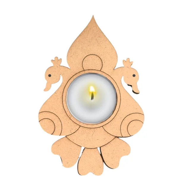 Peacock Tealight