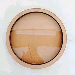 Round Moon LED Shadow Box/ Moon Lamp - 8", Without Transparent Acrylic Lid, 18mm